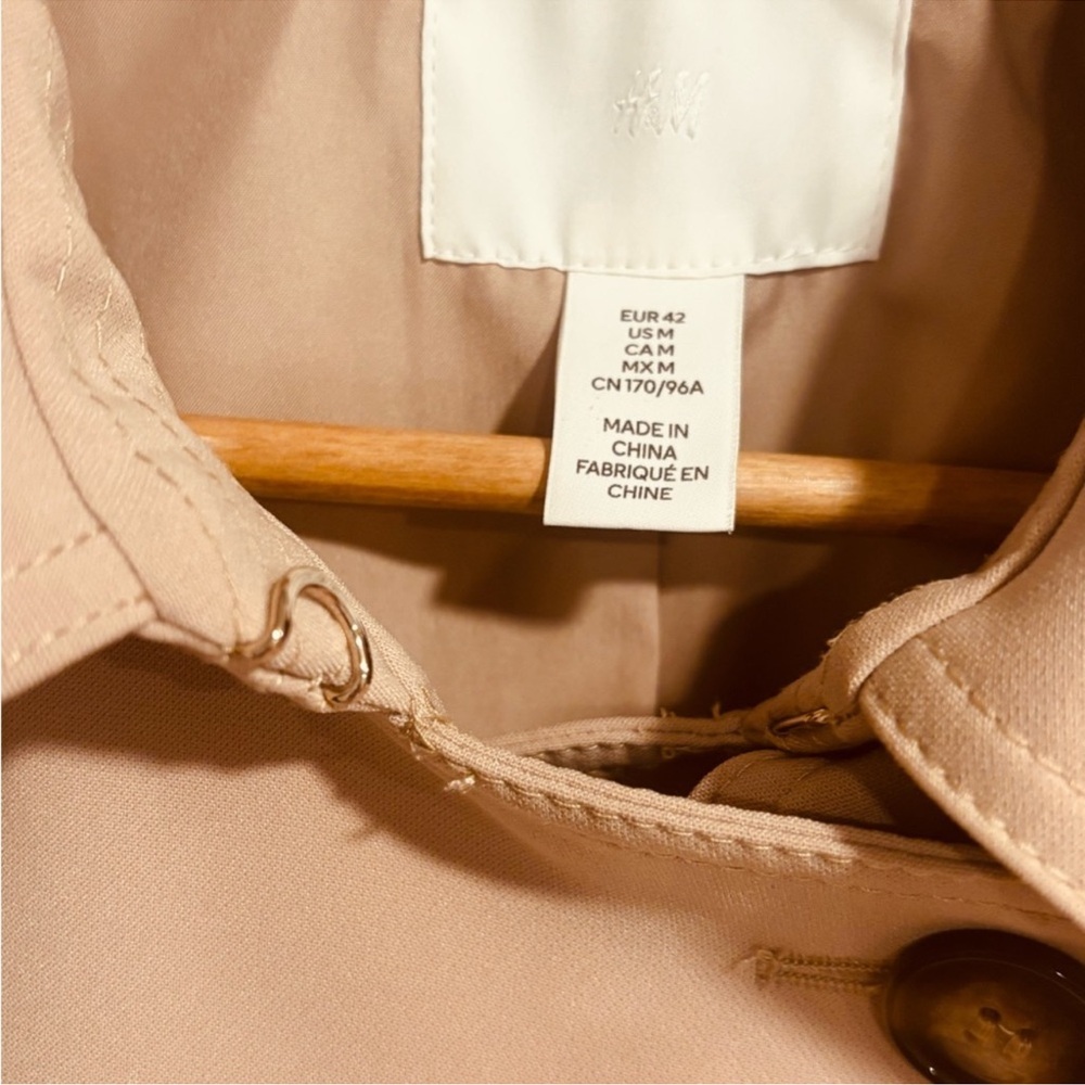 H&M Beige Women's Trench Coat - Picture 11 of 15